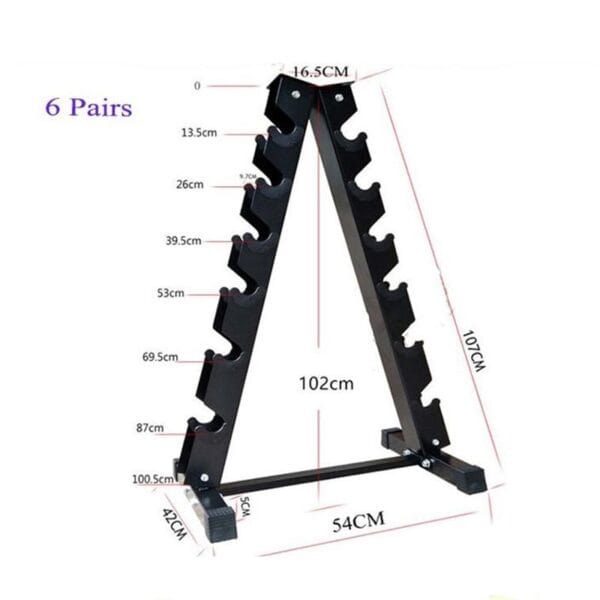 A Frame Dumbbell Rack