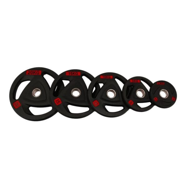 Black PU Barbell Plate