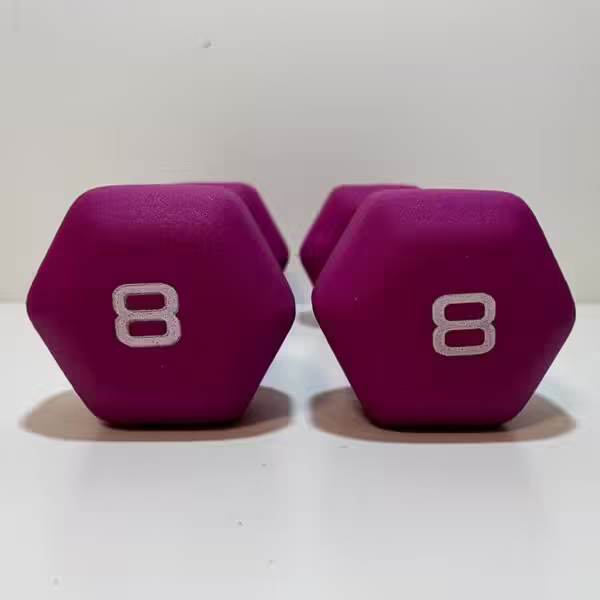 Rubber Coated Dumbbells